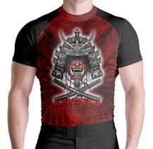 Rash Guard Samurai Red MC Atlética Esportes