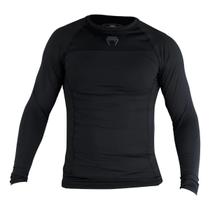 Rash Guard Venum Technical Basic Manga Longa - Preta Rash Guard Venum Technical Basic Manga Longa - Preta