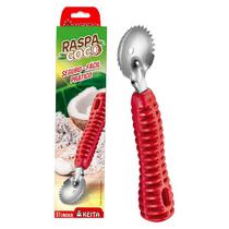 Raspa Coco Inox Cabo de Plástico Keita