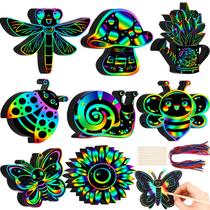 Raspadinhas de primavera HyDren 80 unidades Rainbow Flower Crafts