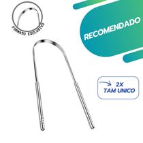 Raspador AÇO INOX Limpador Lingua Raspador AÇO INOX Limpador Lingua