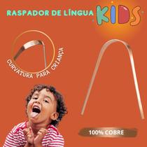 Raspador Cobre Limpador Lingua kids - INFANTIL para Crianças Raspador Cobre Limpador Lingua kids - INFANTIL para Crianças