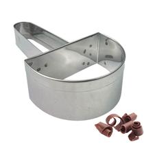 RASPADOR DE CHOCOLATE MEIA LUA INOX 9x4x16,8CM CONFEITARIA RA-14 RASPADOR DE CHOCOLATE MEIA LUA INOX 9x4x16,8CM CONFEITARIA RA-14