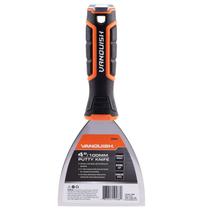Raspador de facas Putty Knife Vanquish em aço inoxidável de 10 cm com martelo Raspador de facas Putty Knife Vanquish em aço inoxidável de 10 cm com martelo