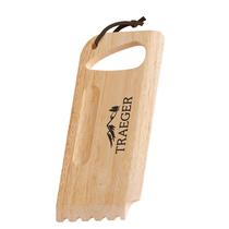 Raspador de grelha Traeger Grills BAC454 de madeira para profissionais, Ironwood Raspador de grelha Traeger Grills BAC454 de madeira para profissionais, Ironwood