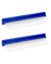 Raspador de janela de silicone Car Squeegee WWORK de 30 cm, pacote com 2 unidades, azul