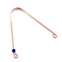 Raspador de Lingua 100% Cobre Puro Original c Identificador