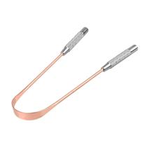 Raspador de Língua Cobre Higienizador Lingual Bucal Pegador em Aço Inox Lavavel Reutilizavel Raspador de Língua Cobre Higienizador Lingual Bucal Pegador em Aço Inox Lavavel Reutilizavel