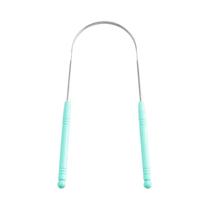 Raspador De Língua De Aço Inoxidável Escova De Limpeza De Higiene Oral Escova De Dentes De Alta