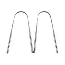 Raspador De Língua De Aço Inoxidável Para Adultos, Limpador De Higiene Oral, Refresca O Hálito E Raspador De Língua De Aço Inoxidável Para Adultos, Limpador De Higiene Oral, Refresca O Hálito E