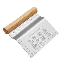 Raspador de Masa ALLTOP de Acero Inoxidable con Removedor de Hierbas