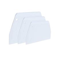 Raspador de massa e tigelas Luckycivia Trapezoidal de 3 peças branco Raspador de massa e tigelas Luckycivia Trapezoidal de 3 peças branco