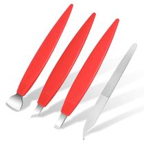 Raspador de pés BEZOX, kit de remoção de unhas encravadas, 3 lâminas