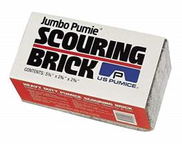 Raspador de pés U.S. Pumice Jumbo Scouring Brick Heavy Duty Raspador de pés U.S. Pumice Jumbo Scouring Brick Heavy Duty