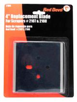 Raspador de piso Red Devil 2109 de 4 polegadas com lâmina de reposição