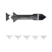 Raspador De Silicone 5 Em 1, Removedor De Calafetagem De Cola, Acabamento De Rejunte, Kit De Costura