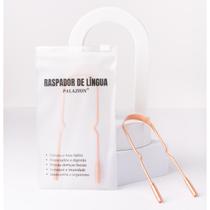 Raspador Limpador De Língua Cobre Puro Higienizador Palaziun