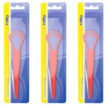 Raspador Limpador de Língua Hillo 3 Unidades