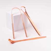 Raspador Limpador Língua 100% Cobre Puro Kit 3 Ferramentas Profissional Higienizador Luxo Ayurveda Raspador Limpador Língua 100% Cobre Puro Kit 3 Ferramentas Profissional Higienizador Luxo Ayurveda