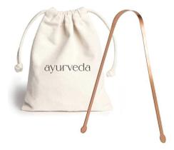 Raspador lingua em cobre com Saquinho de algodão