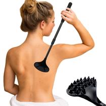 Raspador traseiro EASACE extensível com cabeça de massagem ABS de 53 cm Raspador traseiro EASACE extensível com cabeça de massagem ABS de 53 cm