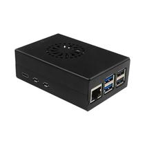 Raspberry Pi 5 Caixa de metal em liga de alumínio compatível com refrigerador ativo para RPI 5 Pi5 Raspberry Pi 5 Caixa de metal em liga de alumínio compatível com refrigerador ativo para RPI 5 Pi5