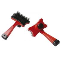 Rasqueadeira Autolimpante Savana Prática Vermelha Rasqueadeira Autolimpante Savana Prática Vermelha