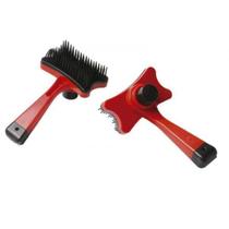 Rasqueadeira Autolimpante Savana Prática Vermelha Rasqueadeira Autolimpante Savana Prática Vermelha