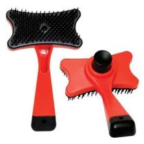 Rasqueadeira Autolimpante Savana Prática Vermelha Rasqueadeira Autolimpante Savana Prática Vermelha