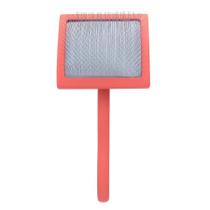 Rasqueadeira Curva Premium Salmão Cerdas Altas 17Mm G