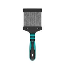 Rasqueadeira Flexível Pinos Longos Macio Azul Propetz Pet Cães Gatos Original