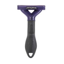 Rasqueadeira Furminator Roxa Média para Gatos de Pelo Curto