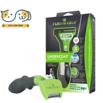 Rasqueadeira FURminator Verde para Cães de Pequeno Porte e Pelo Curto