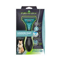 Rasqueadeira FURminator Verde Pequeno para Gatos de Pelo Longo