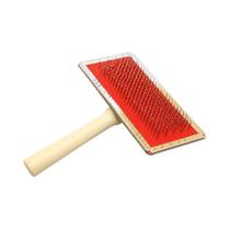 Rasqueadeira Napi para Cães e Gatos com Cabo de Madeira - Tamanho M