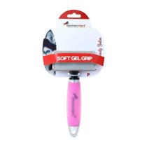 Rasqueadeira p cabo em gel rosa para cães e gatos germanhart