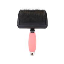 Rasqueadeira Para Cachorro Pinos Regulares MBS Pop Cabo de Gel Rosa G Rasqueadeira Para Cachorro Pinos Regulares MBS Pop Cabo de Gel Rosa G