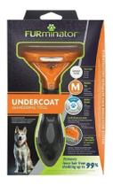 Rasqueadeira Para Cães Porte Médio De Pelo Curto Furminator Cor Laranja