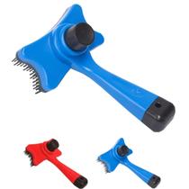 Rasqueadeira Prática Removedor Tira Pelos Mortos Escova Cães Gatos Pets Automática Profissional York Lhasa Shitzu Golden Lulu Auto Limpante Chalesco