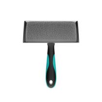 Rasqueadeira Reta Média com Bolinhas Azul Propetz Pet Original Rasqueadeira Reta Média com Bolinhas Azul Propetz Pet Original