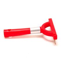 Rasqueadeira Silver American Pets com Cabo Plástico e Dentes Removíveis