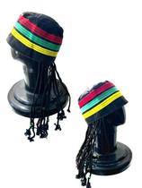 Rastafari com cabelos Gorro dreads e tranças jamaicano 30cm