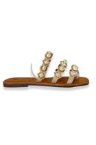 Rasteira Aplicações Em Metal Dourado Solado Couro Fenômena Outlet Calce Leve Rasteira Aplicações Em Metal Dourado Solado Couro Fenômena Outlet Calce Leve
