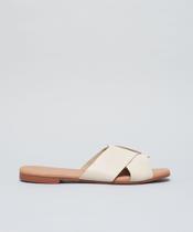 Rasteira Basica Couro Gabi - Offwhite Rasteira Basica Couro Gabi - Offwhite