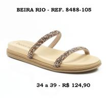 Rasteira bege com brilho Rasteira bege com brilho
