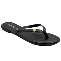 Rasteira Beira Rio Conforto Feminina 8485106 Preto