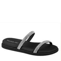 Rasteira Beira Rio Feminino Slide com Strass Pedras 8488105