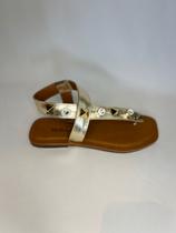 Rasteira Bellaze Dourado Rasteira Bellaze Dourado