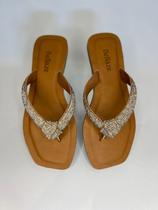 Rasteira Bellaze Dourado Rasteira Bellaze Dourado