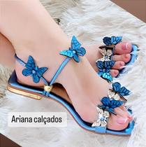 Rasteira Borboleta Elegante e Confortável para Mulheres